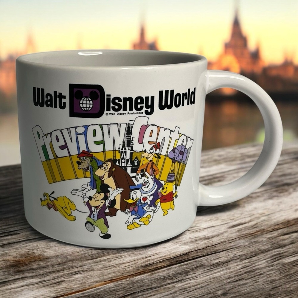 Walt Disney World Productions Preview Center Coffee Tea Cup 18 oz Mug